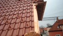 Odvodnění střechy RD v Borohrádku